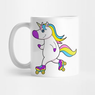 Unicorn at Inline skating with Roller skates Mug